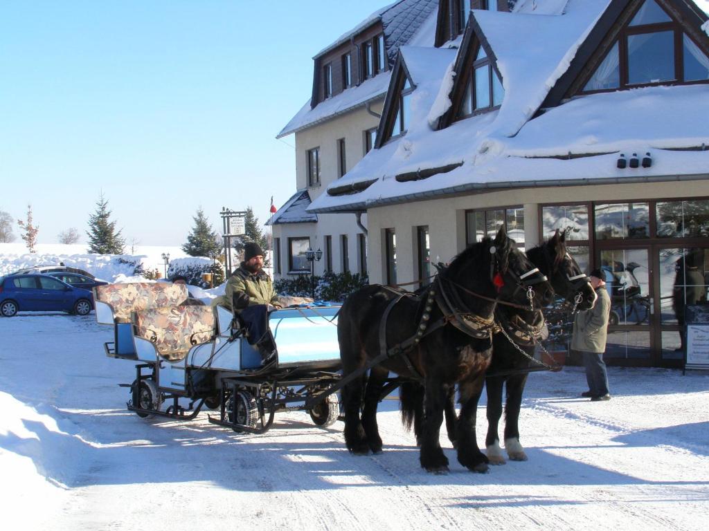 Hotel Waldesruh Lengefeld  ภายนอก รูปภาพ